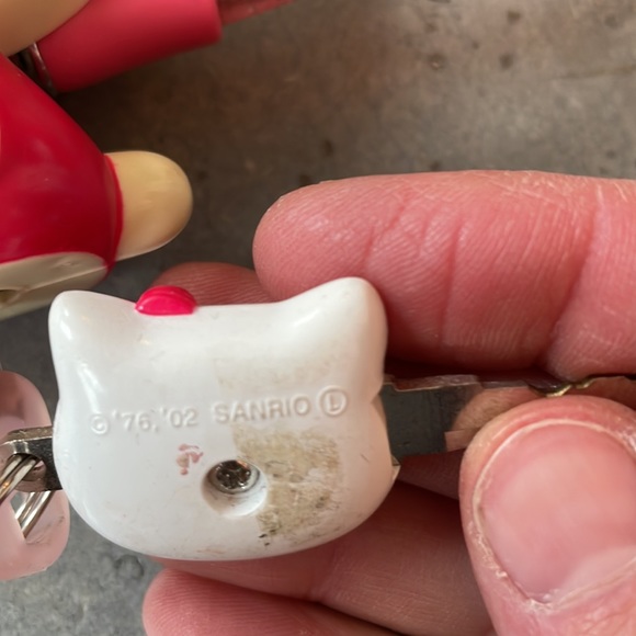 Vintage Sanrio Hello Kitty pink glitter cable bike lock Japan - Picture 7 of 12